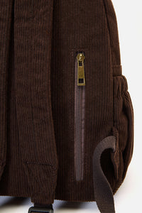 Princess Highway - Duck Embroidered Cord Backpack - chocolate