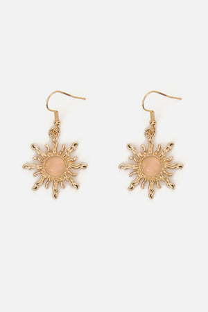 Princess Highway - Peach Sun Earrings - gold