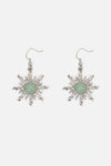 Princess Highway - Mint Sun Earrings - silver
