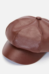 Princess Highway - Chocolate PU Peak Cap - chocolate