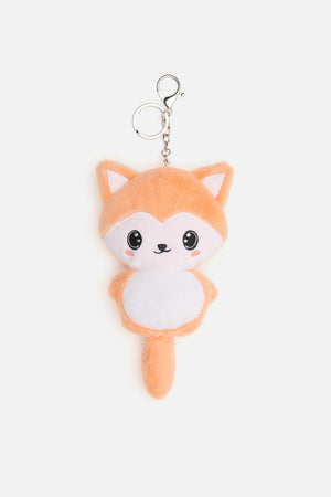 Princess Highway - Plush Fox Bag Charm - orange