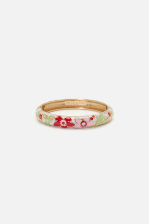 Princess Highway - Cream Floral Bangle - cream