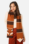 Princess Highway - Fox Knit Scarf - orange