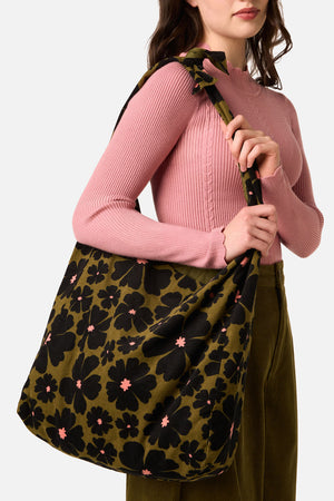Princess Highway - Donna Cord Tie Tote Bag - olive