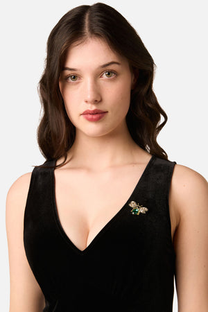 Princess Highway - Sparkle Bee Brooch - gold