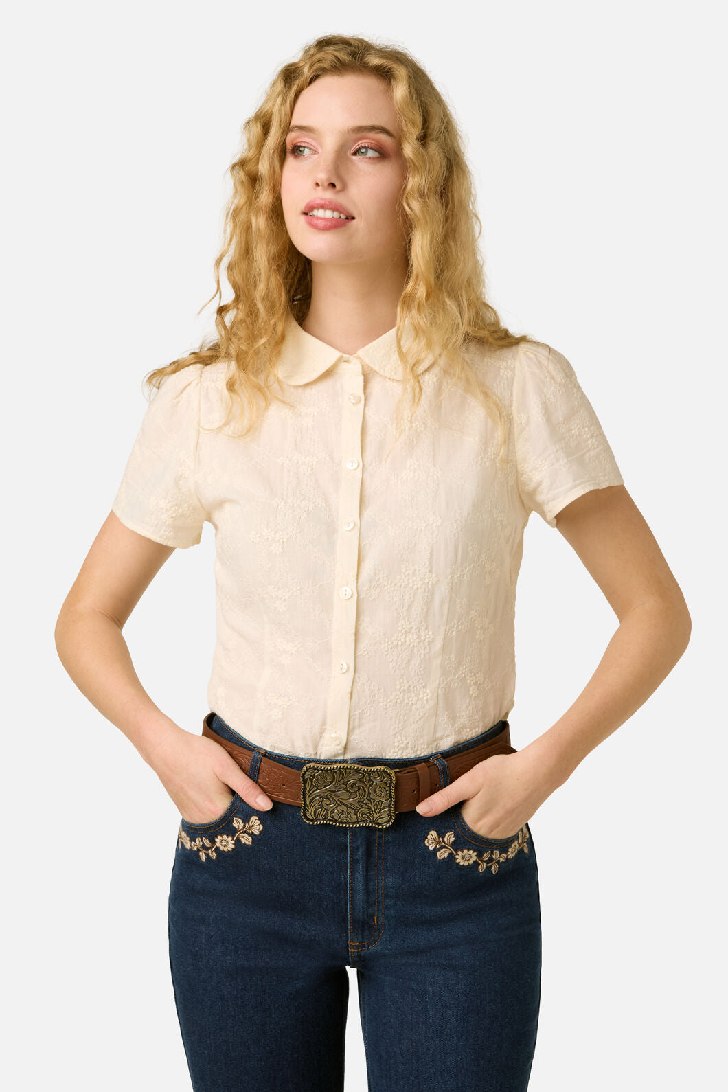 Princess Highway - Fancy Buckle Belt - chocolate