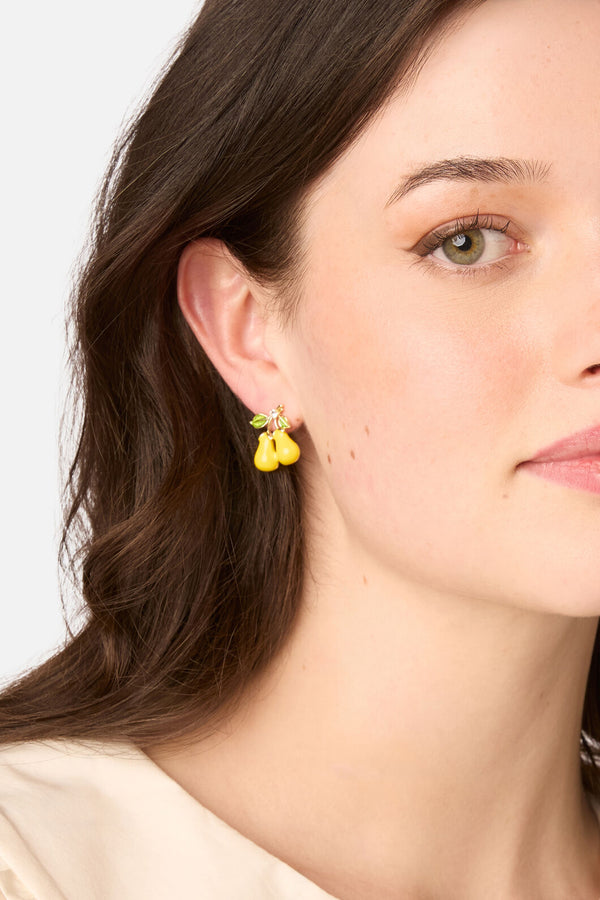 Princess Highway - Pear Earrings - yellow