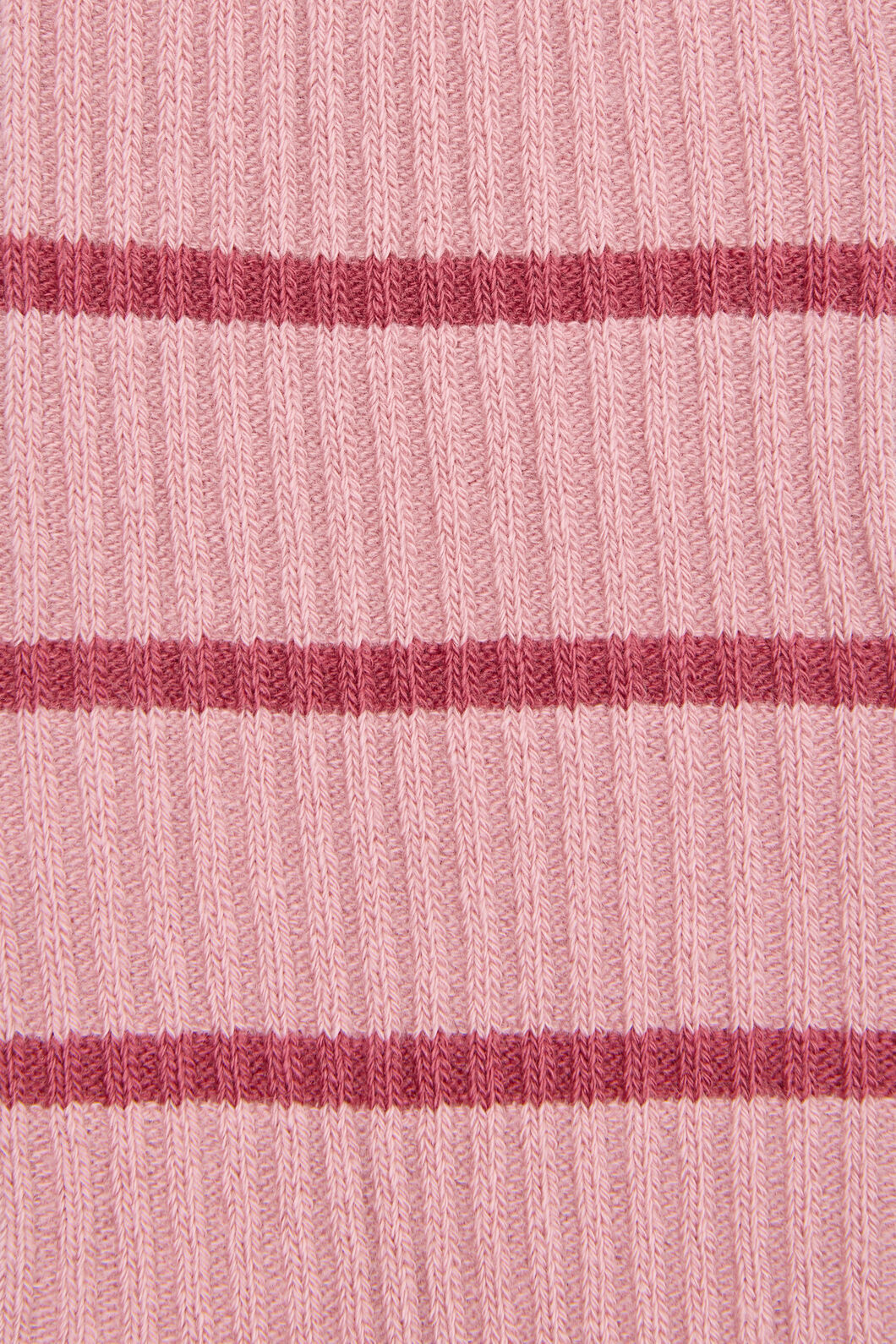 Princess Highway - Pink Striped Rib Sock - pink