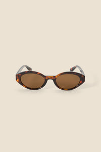 Princess Highway - Classic 90's Wide Side Sunglasses - tort