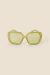 Princess Highway - Green 70’S Sunset Sunglasses - green