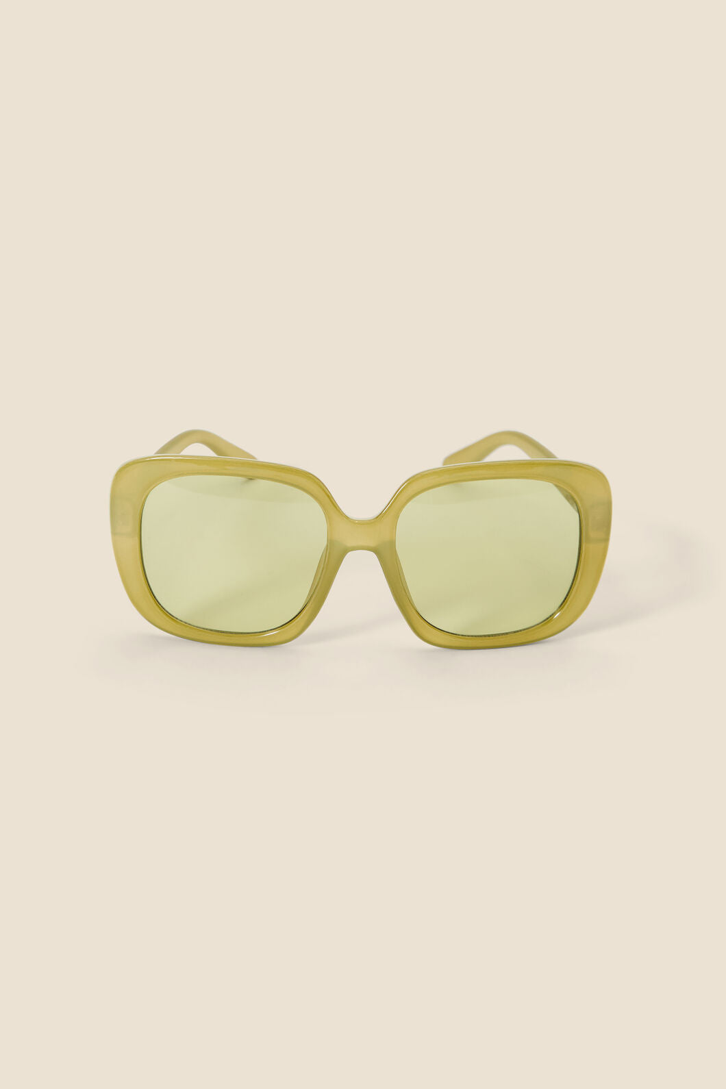 Princess Highway - Green 70’S Sunset Sunglasses - green