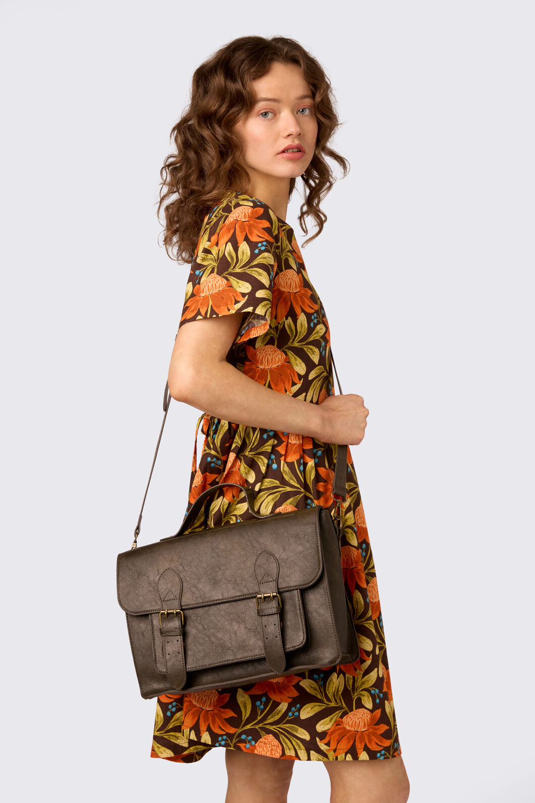 Princess Highway - Two Way Satchel Bag - olive