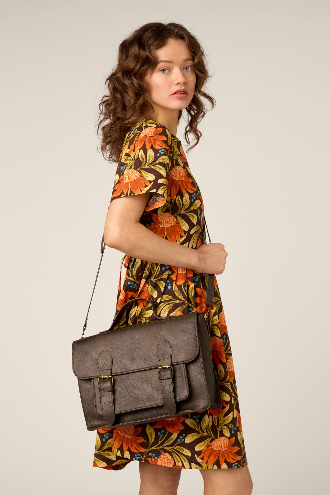 Princess Highway - Two Way Satchel Bag - olive
