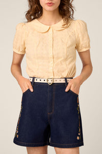 Princess Highway - Cream Heart To Heart Belt - cream