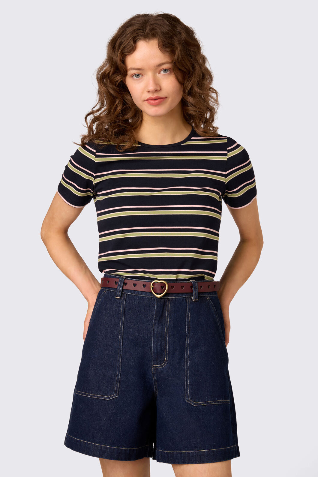 Princess Highway - Plum Heart To Heart Belt - plum