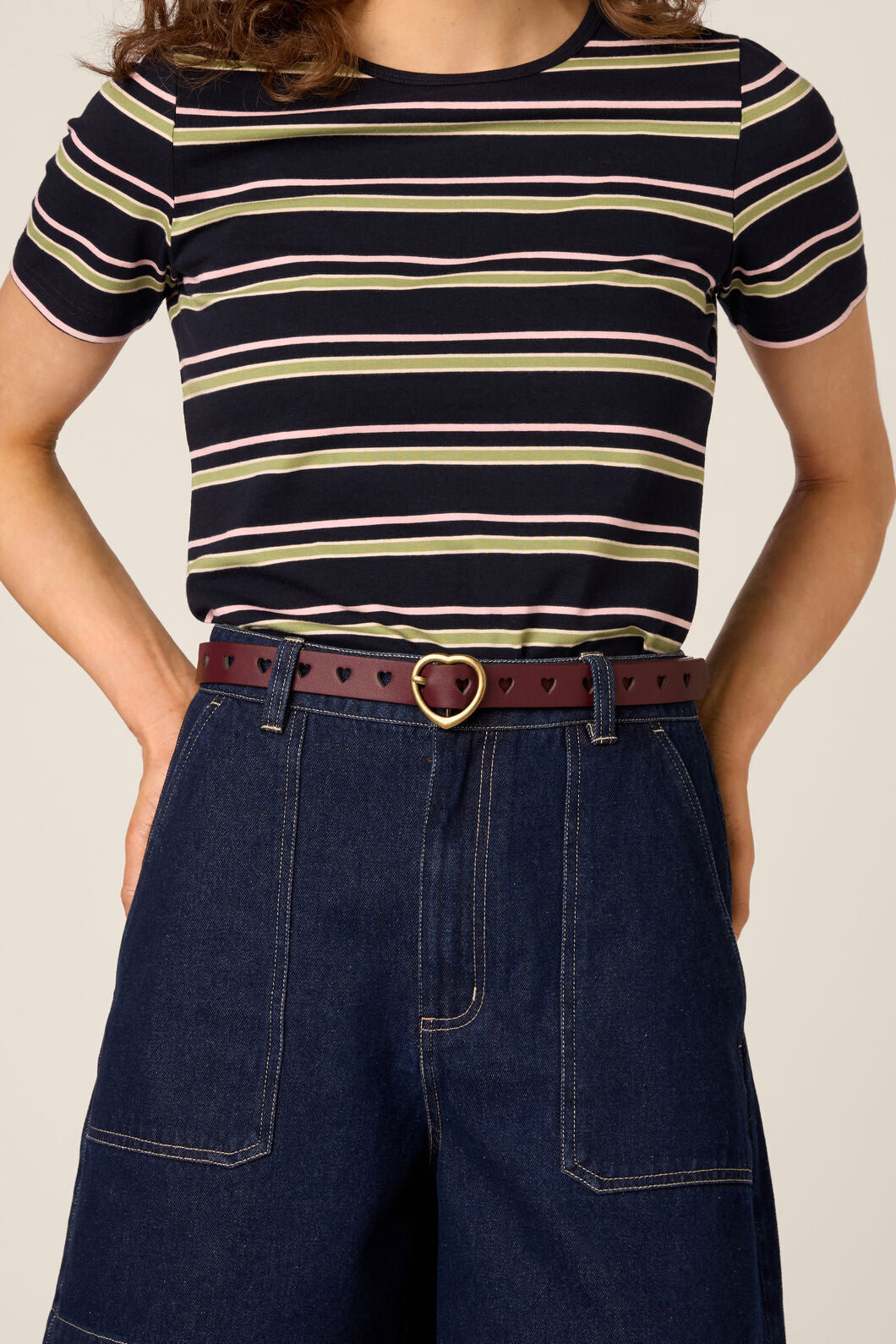 Princess Highway - Plum Heart To Heart Belt - plum