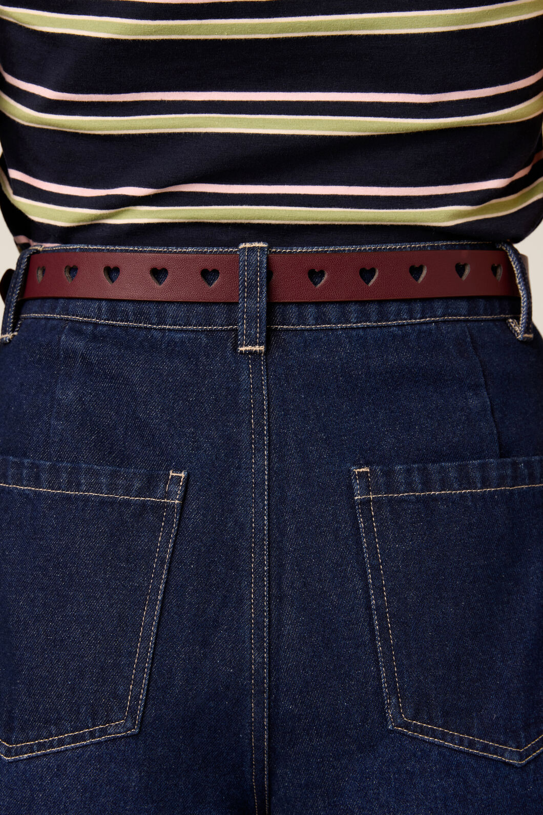 Princess Highway - Plum Heart To Heart Belt - plum