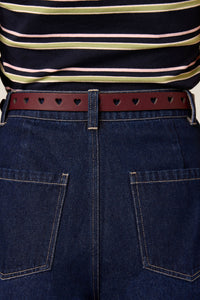 Princess Highway - Plum Heart To Heart Belt - plum