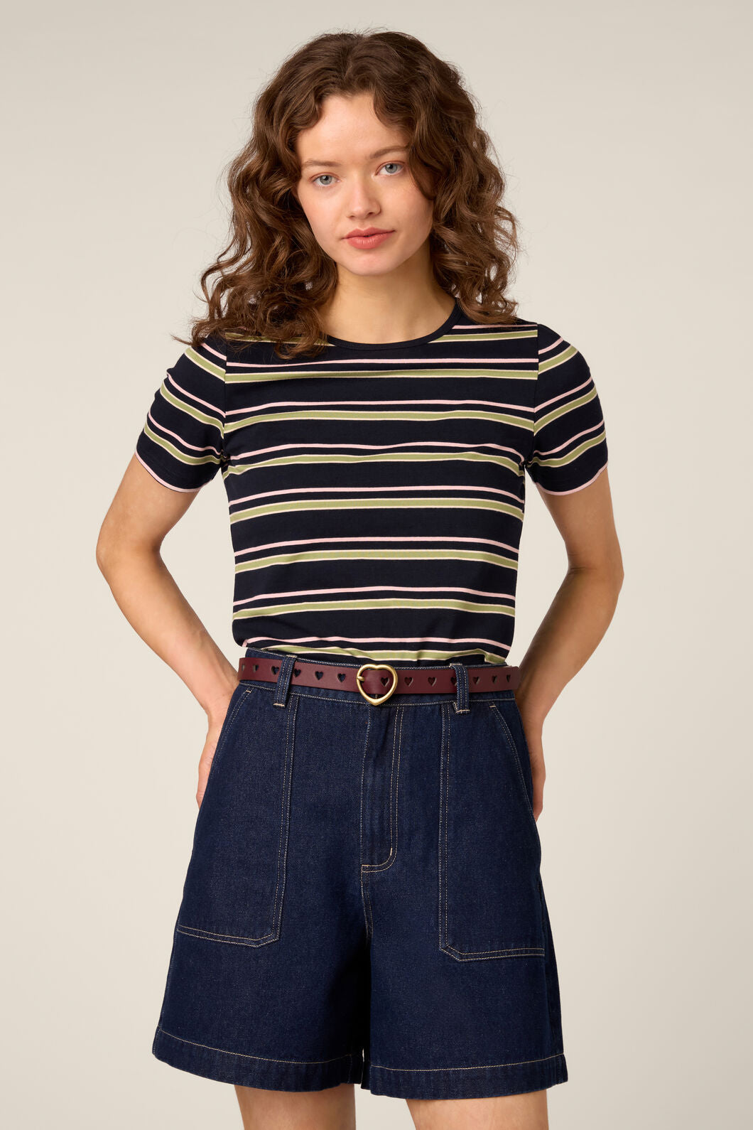 Princess Highway - Plum Heart To Heart Belt - plum