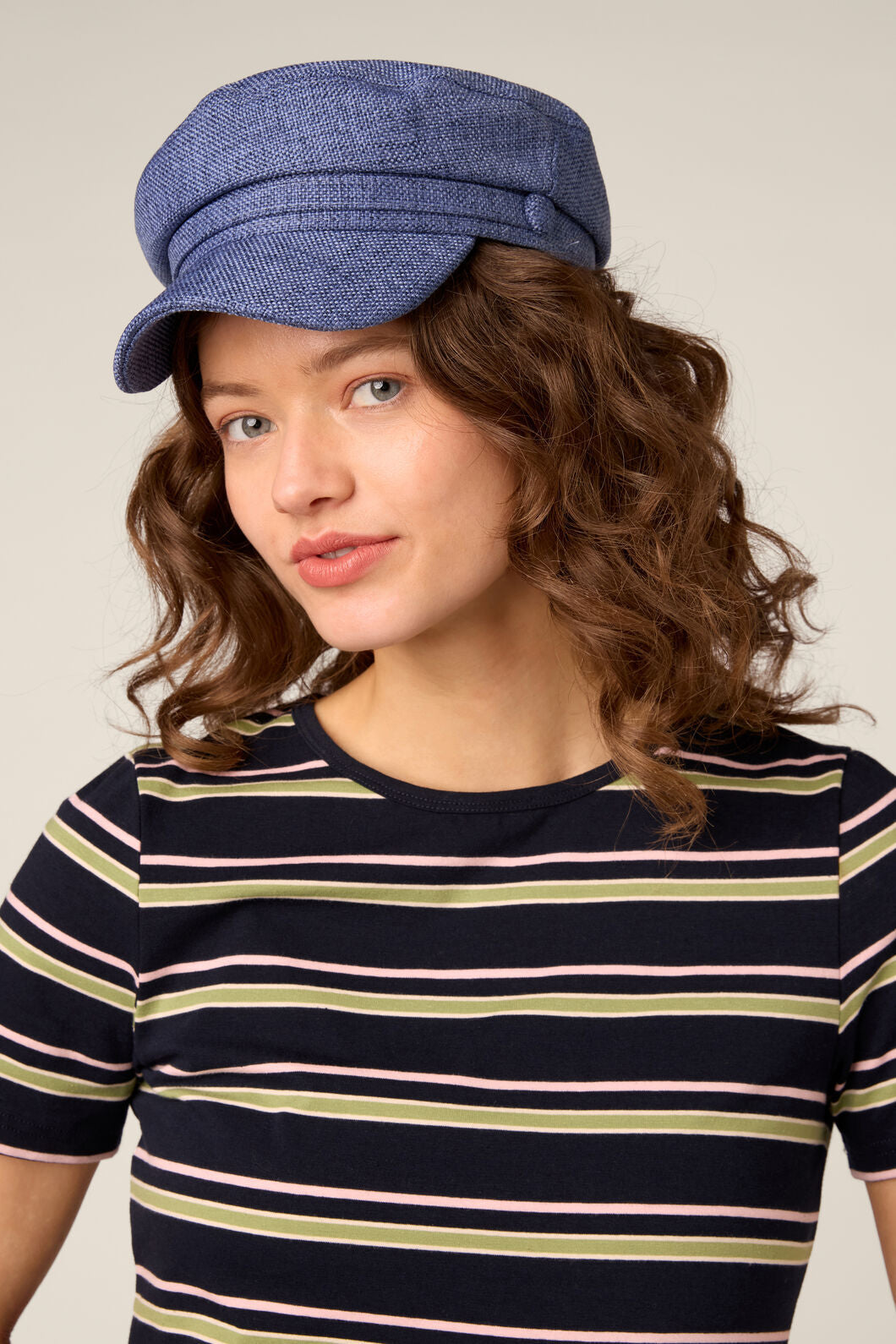 Princess Highway - Button Page Hat - blue
