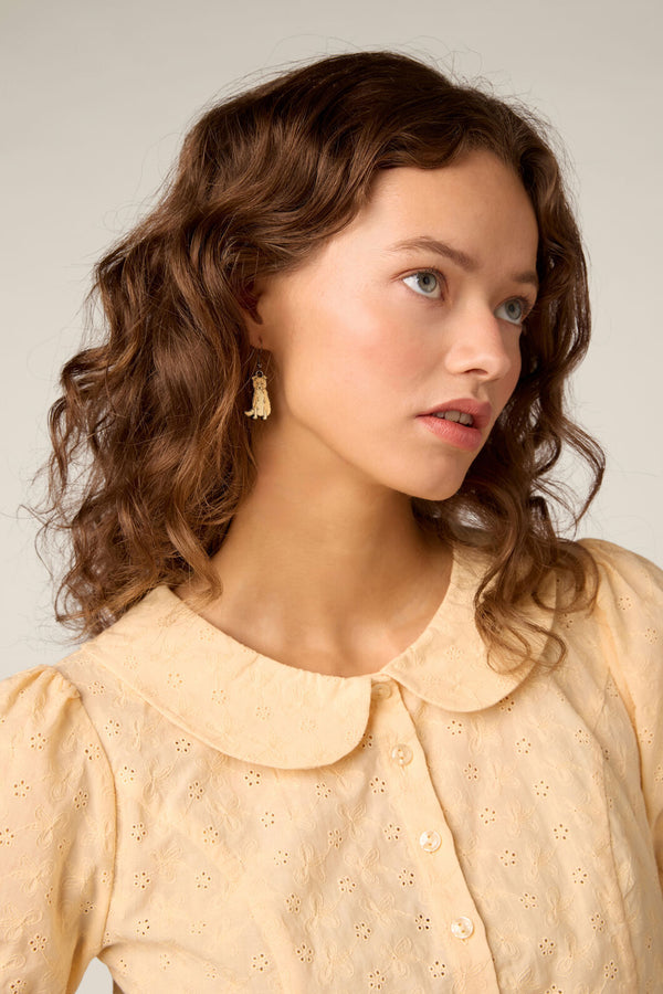 Princess Highway - Sweet Dog Earrings - cream