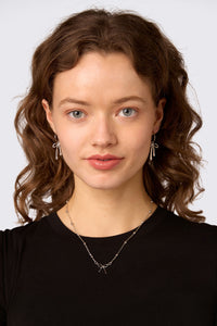 Princess Highway - Silver Bow Necklace - silver