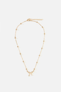 Princess Highway - Gold Bow Necklace - gold
