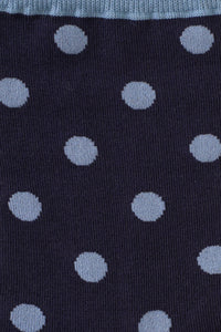 Princess Highway - Navy Polka Dot Sock - navy