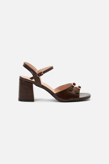 Princess Highway - Chocolate Buckle Heel - chocolate