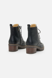 Princess Highway - Black Lace Up Boot - black