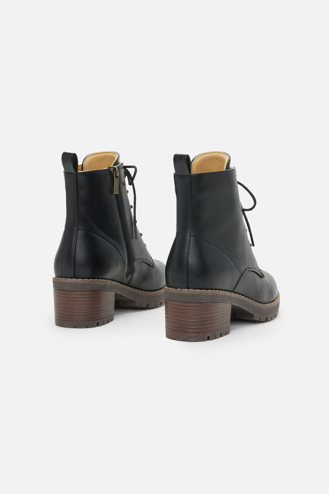 Princess Highway - Black Lace Up Boot - black