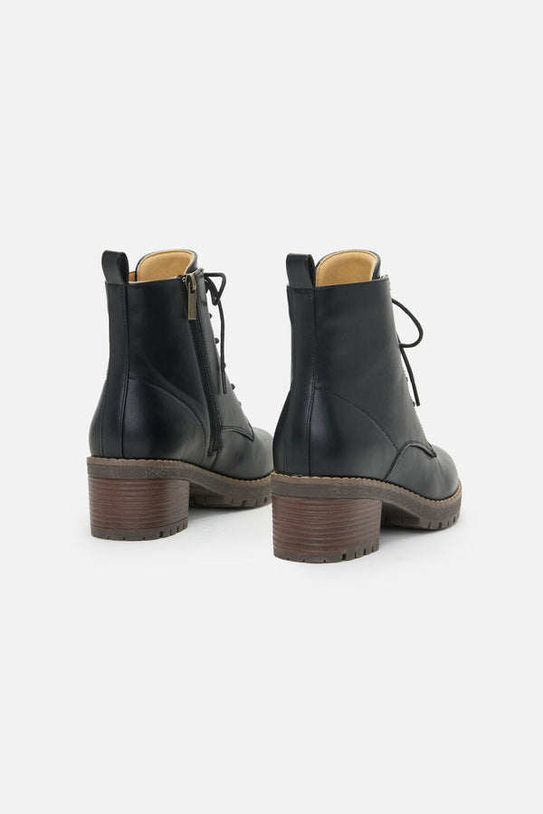 Princess Highway - Black Lace Up Boot - black