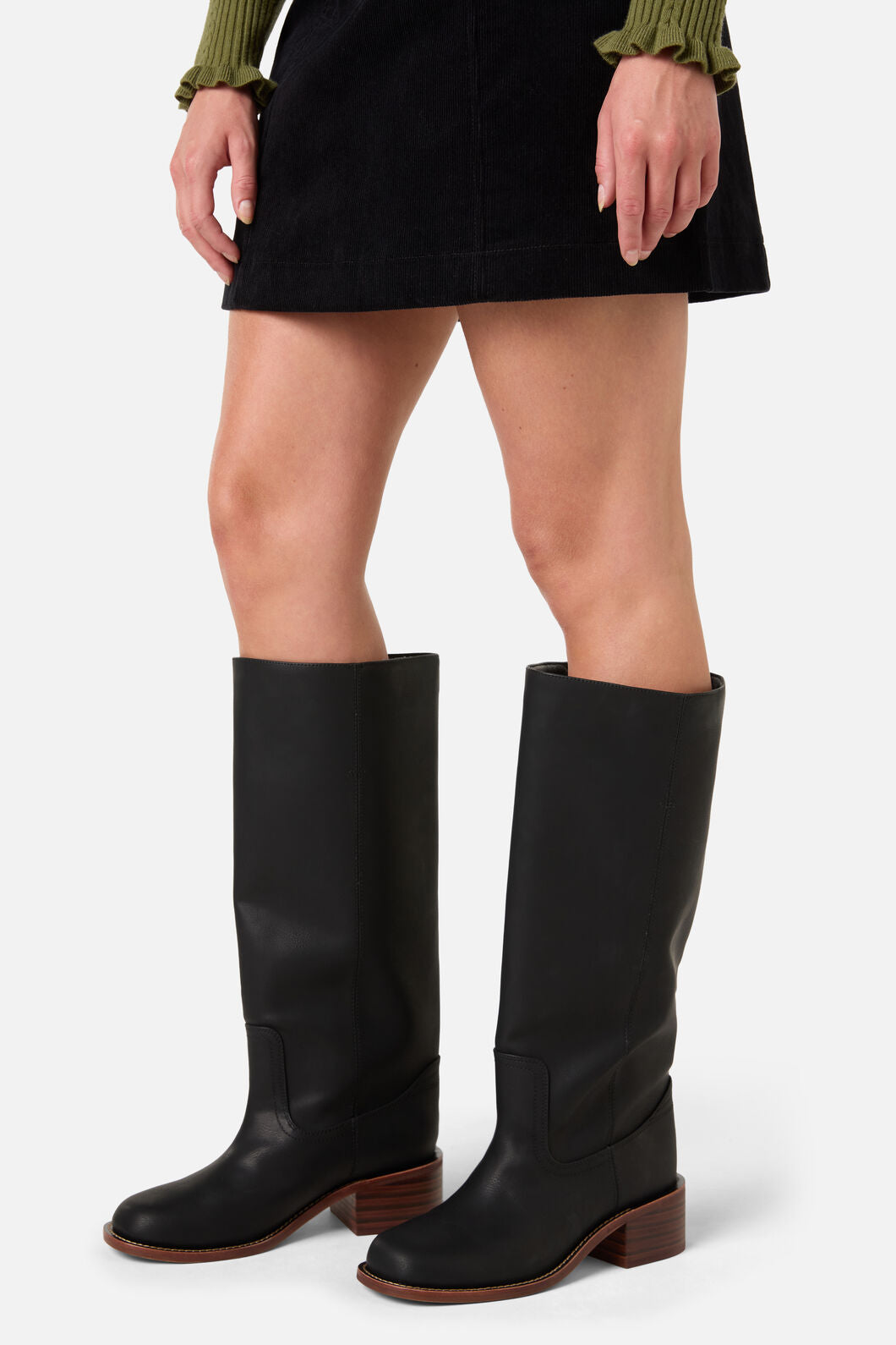 Princess Highway - Black Riding Boot - black