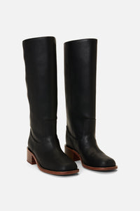 Princess Highway - Black Riding Boot - black