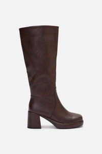 Princess Highway - Chocolate Knee High Boot - chocolate