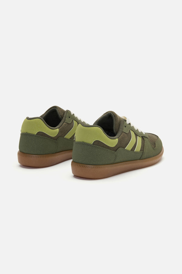 Princess Highway - Green Retro Sneaker - green