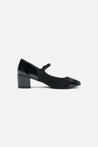 Princess Highway - Black Two Fabric Mary Jane - black