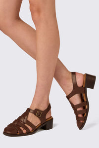 Princess Highway - Chocolate Heeled Sandal - chocolate