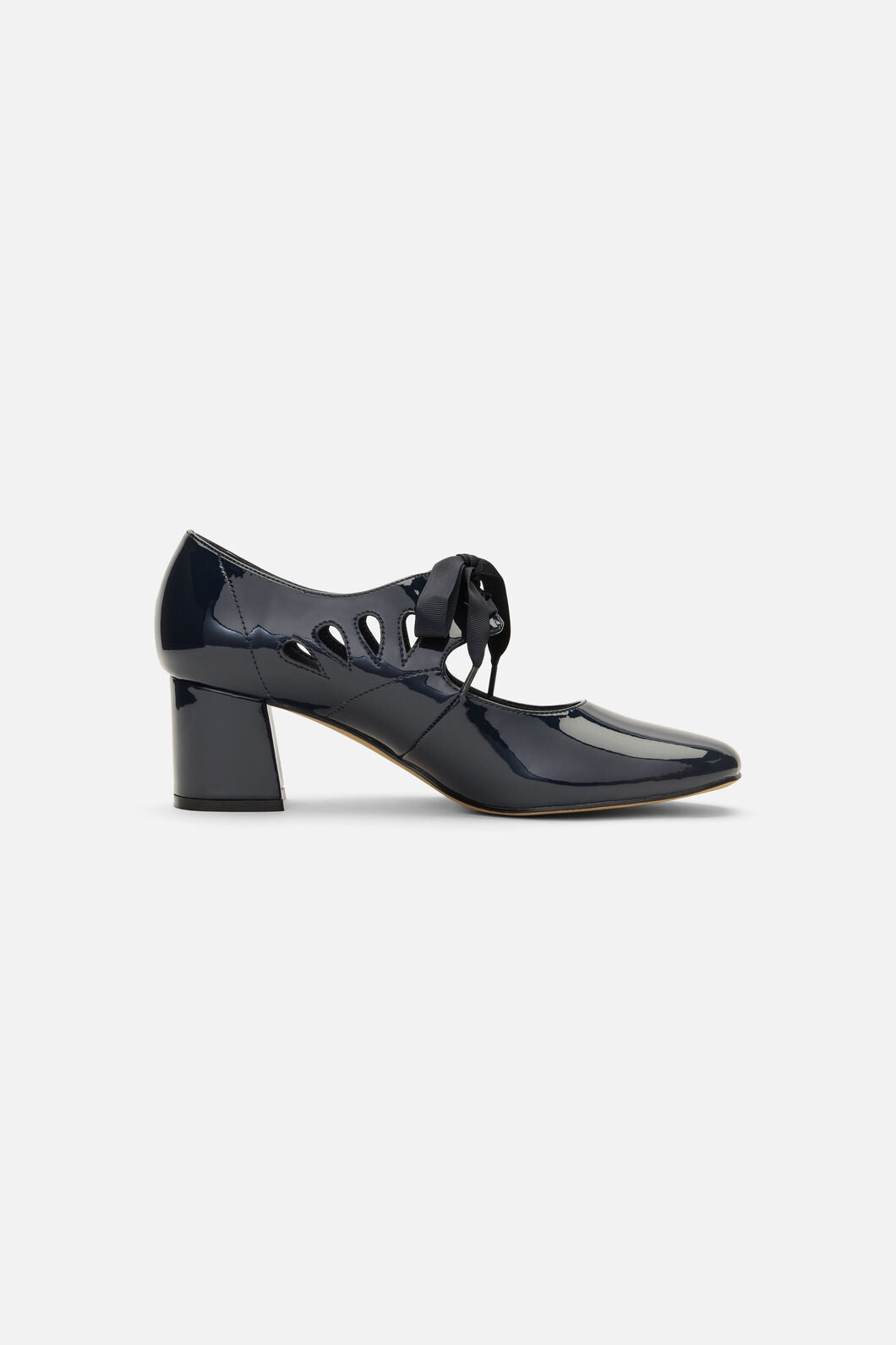 Princess Highway - Navy Vintage Cut Out Heel - navy