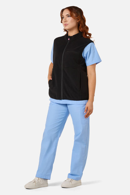 Princess Highway - Scrubs Black Polar Fleece Vest - black