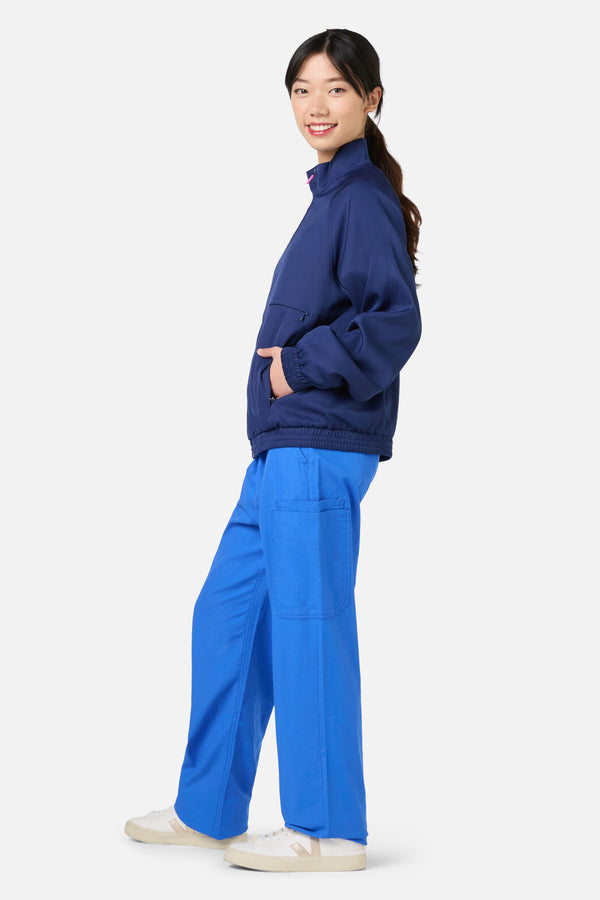 Princess Highway - Scrub Womens Navy Zip Up Jacket - navy