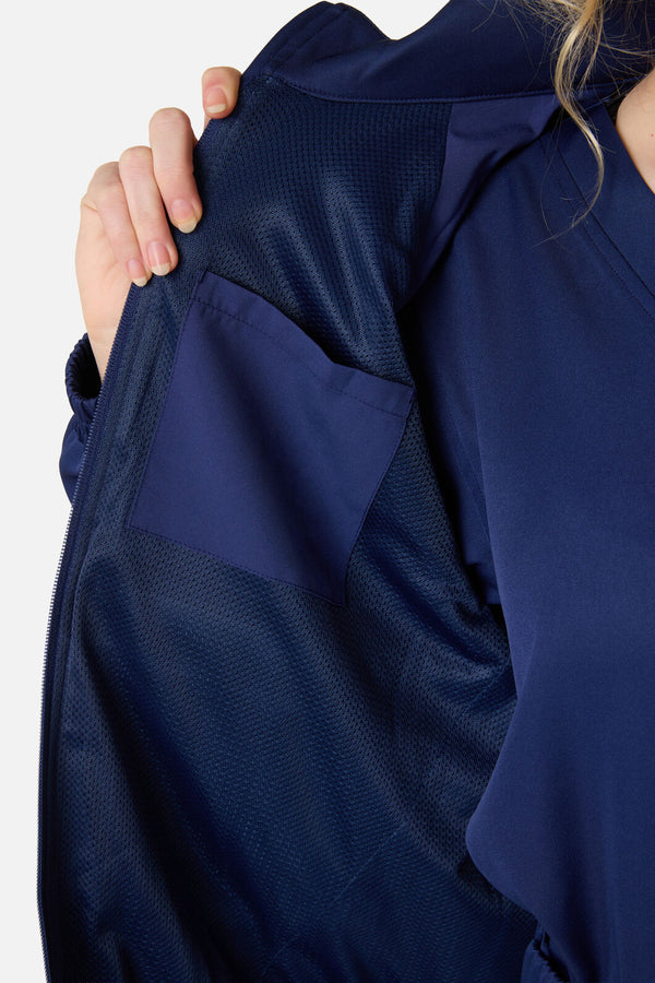 Princess Highway - Scrub Womens Navy Zip Up Jacket - navy