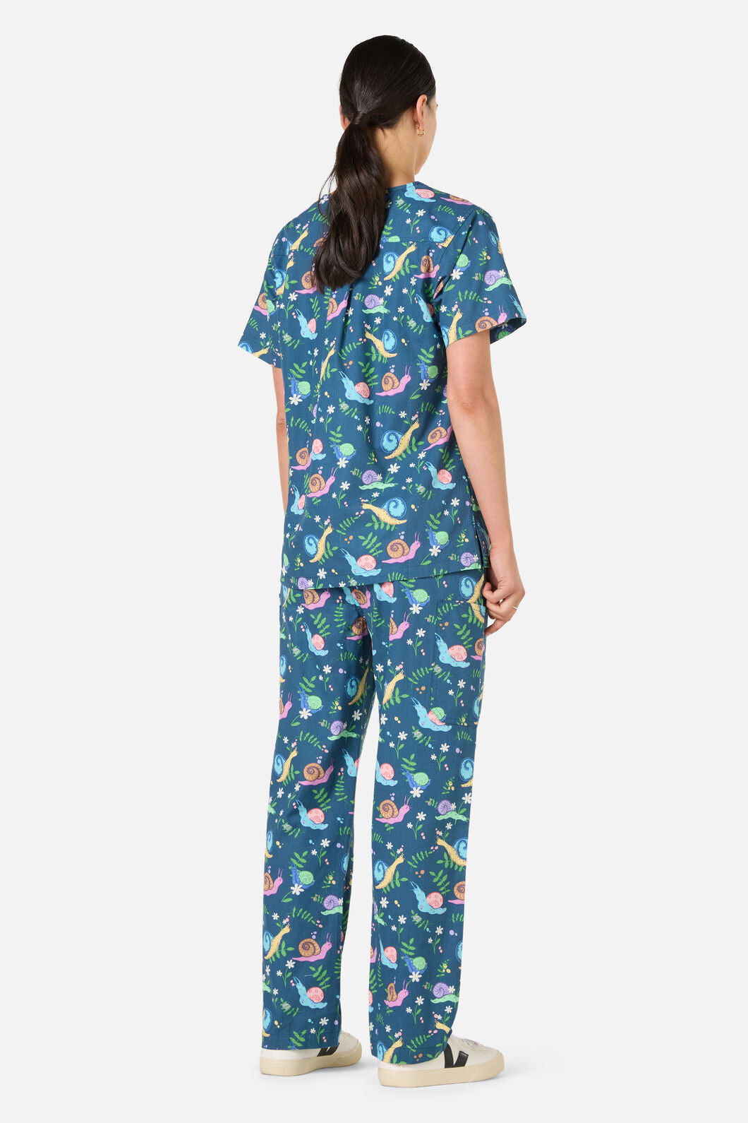 Princess Highway - Snailed It Scrub Set - blue