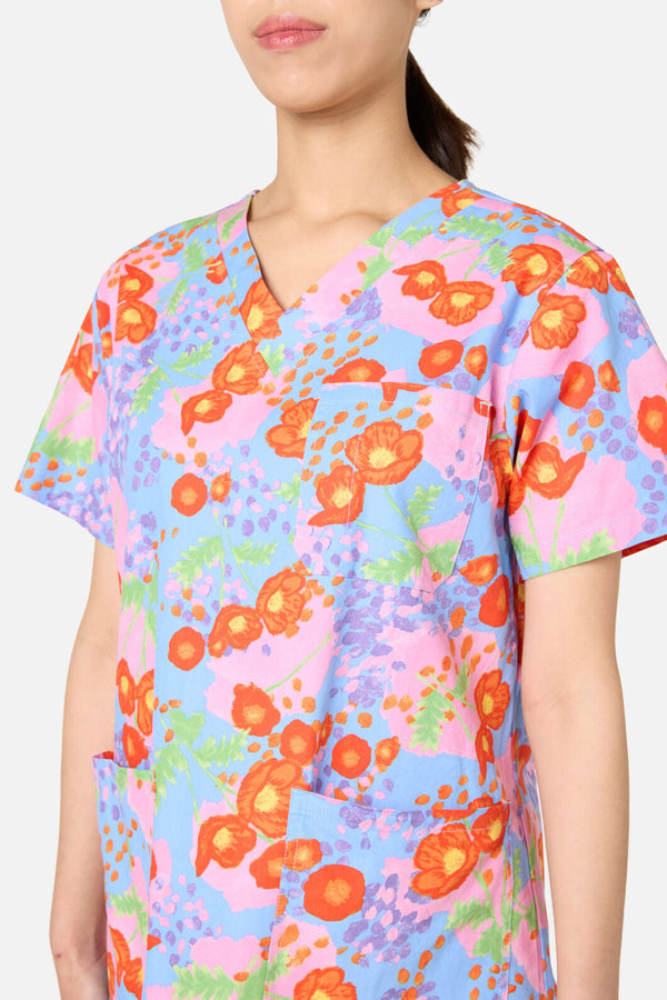 Princess Highway - Poppy Dotty Scrub Set - multi