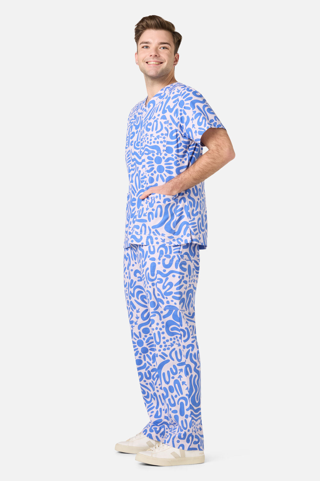 Princess Highway - Wuk-tjarra Scrub Set - blue