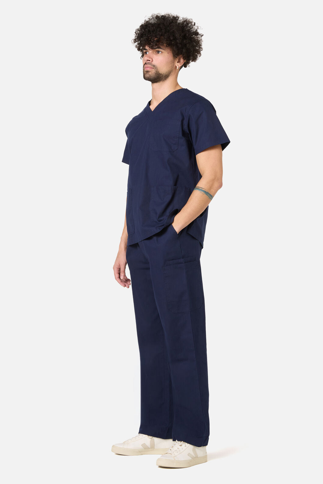 Princess Highway - 100% Cotton Navy Scrub Set - navy