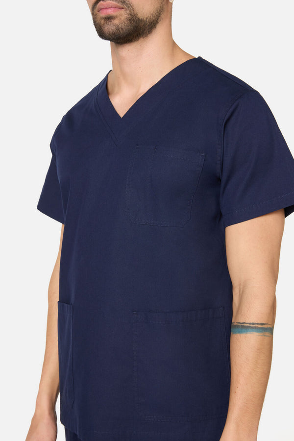 Princess Highway - 100% Cotton Navy Scrub Set - navy