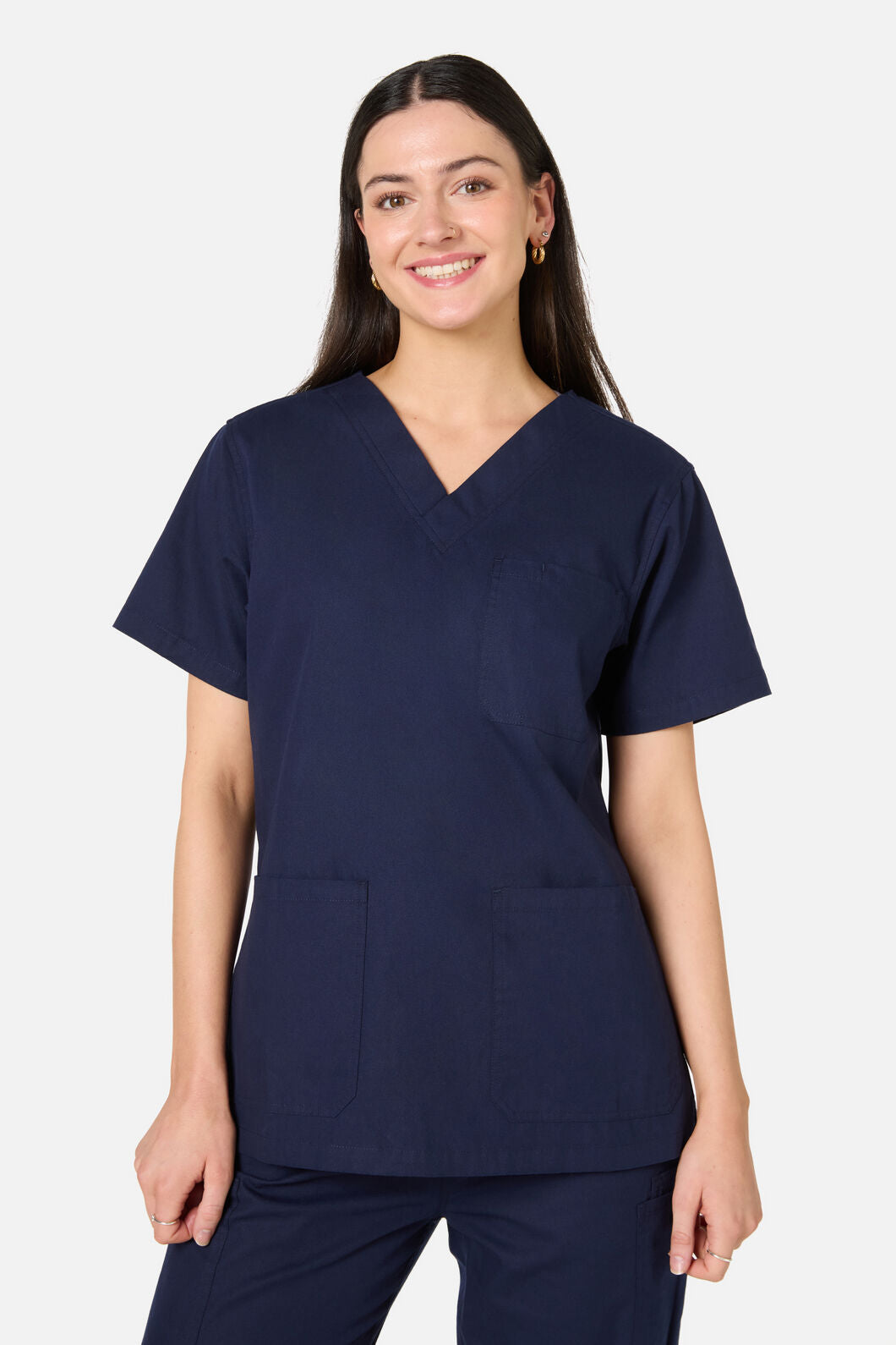 Princess Highway - 100% Cotton Navy Scrub Set - navy
