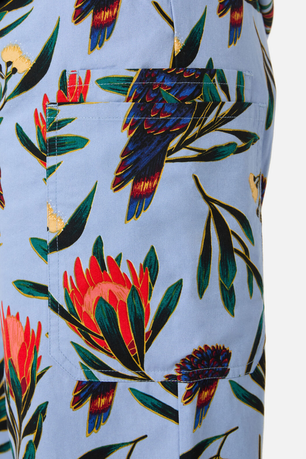 Princess Highway - Cockatoo & Protea scrub set - blue