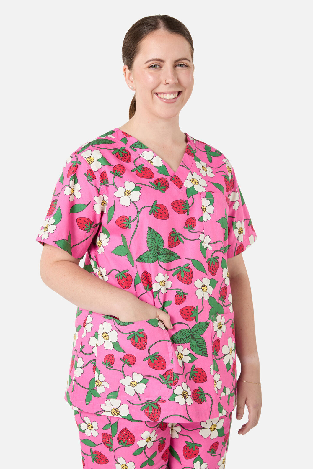 Princess Highway - Berry Cute scrub set - pink